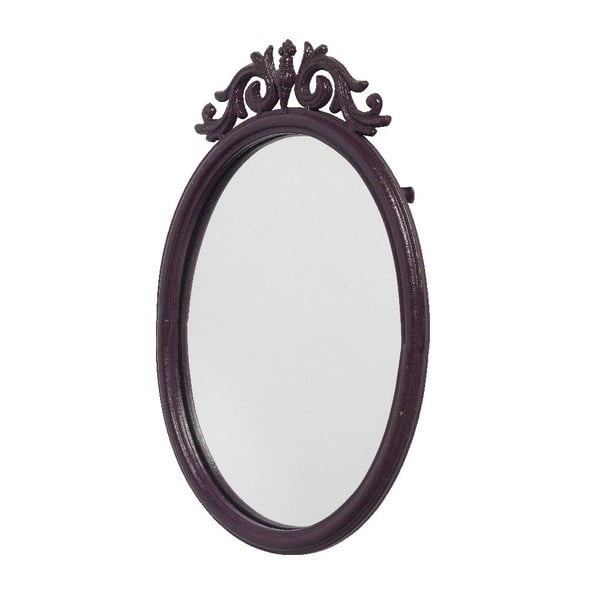 Zrcadlo Baroque Aubergine, 50x33 cm