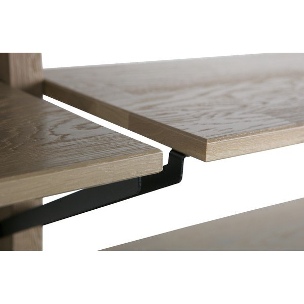 Police z dubového dřeva k nástěnné sestavě WOOOD Gyan-image-1