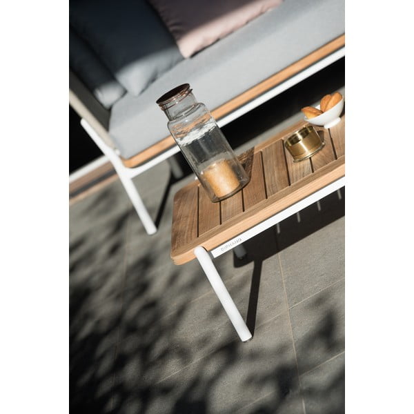 Градинска маса от тиково дърво 75x68 cm Omer - Diphano-image-4