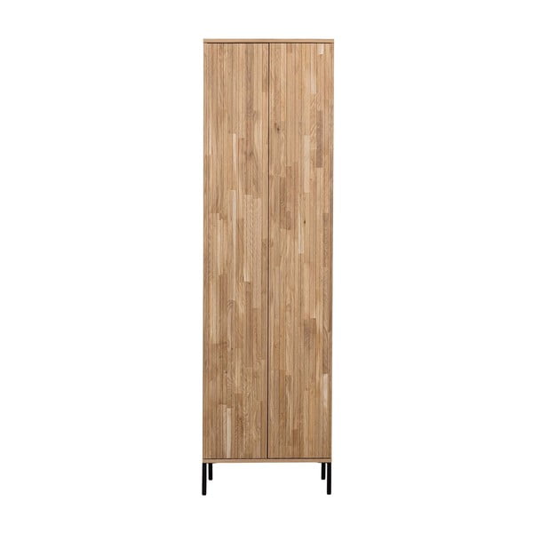 Шкаф от дъбова дървесина в естествен цвят 60x210 cm Gravure - WOOOD