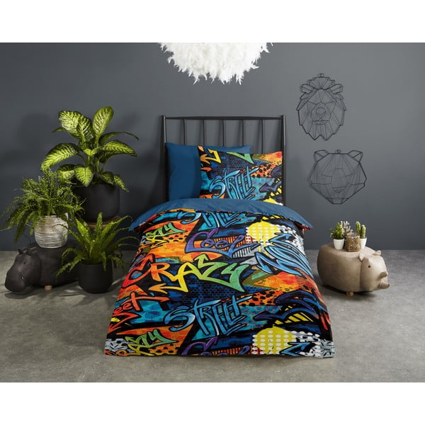 Единично удължено детско спално бельо от микрофибър 140x220 cm Jeff – Good Morning-image-1