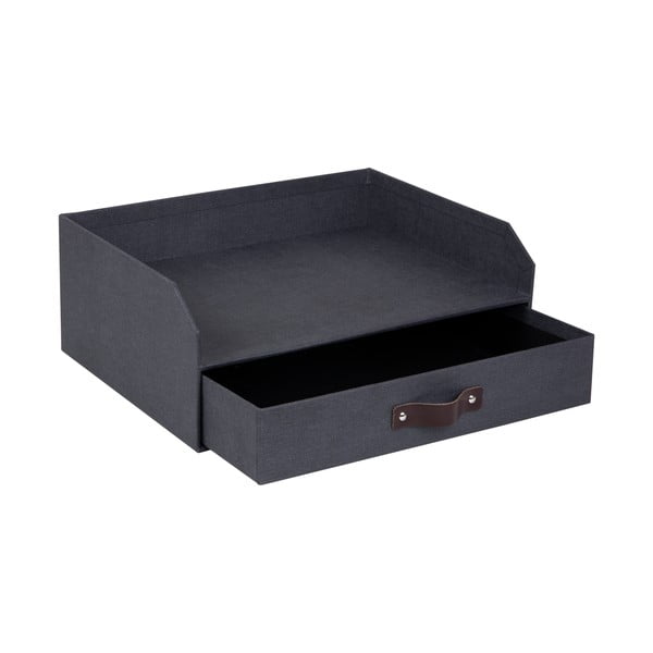 Картонен органайзер за докумнети с чекмедже Walter – Bigso Box of Sweden-image-3