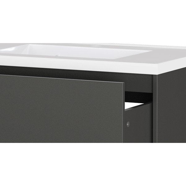 Антрацитен матов стенен шкаф за мивка 81x61 cm Bodera – Germania-image-4