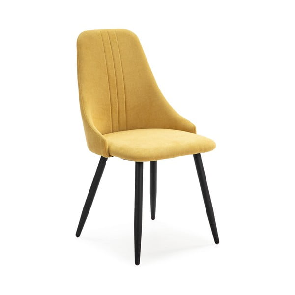Жълти трапезни столове в комплект от 4 броя Mani - Marckeric