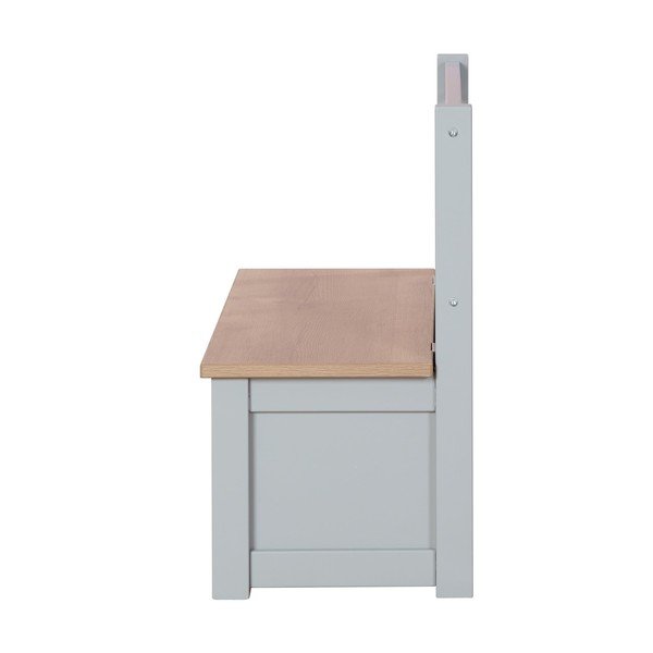 Кафяво-сива детска пейка Woody – Roba-image-4