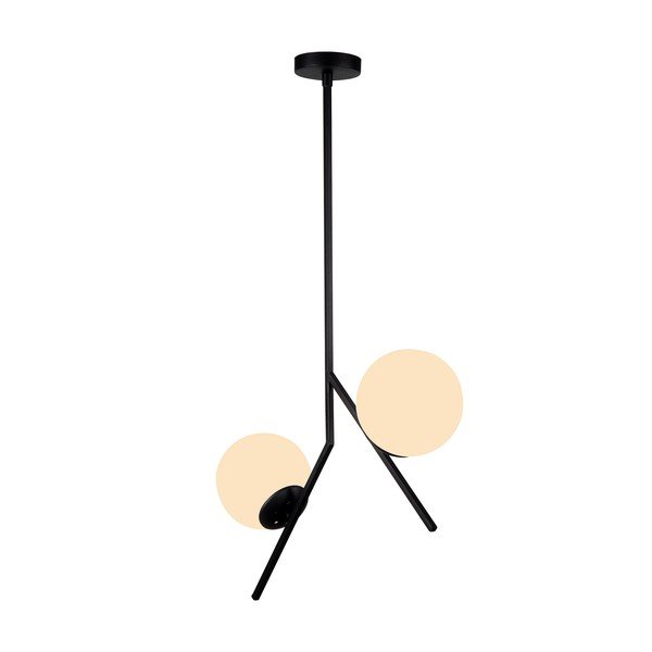 Черно висящо осветително тяло, височина 74 cm Diagonal - Squid Lighting-image-3