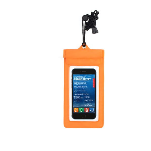 Оранжев водоустойчив калъф за телефон - Kikkerland