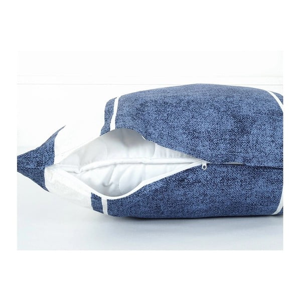 Синьо  единично  крепирано спално бельо 140x200 cm Blue Line – B.E.S.-image-2