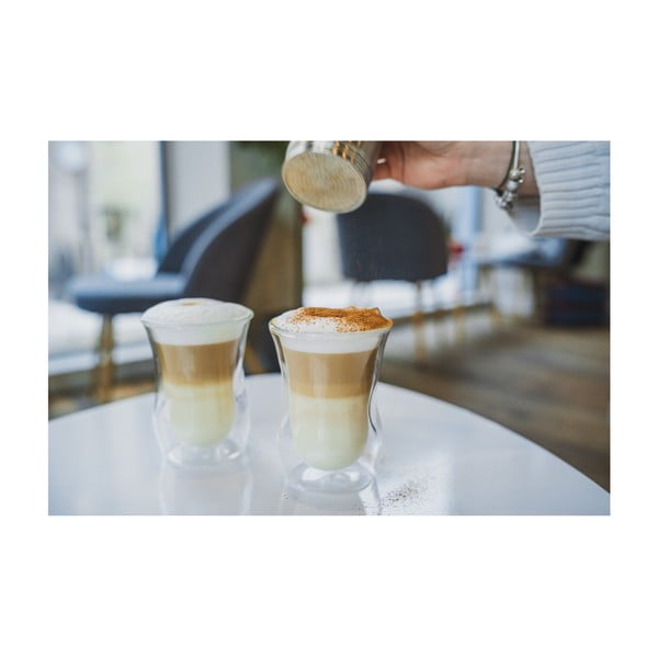 Стъклени чаши в комплект 6 бр. с двойни дъна 250 ml – Vialli Design-image-3