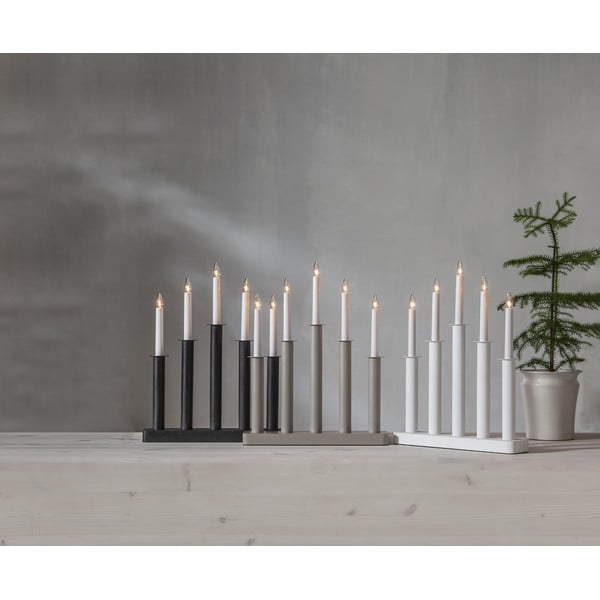 Бяла коледна светлинна украса Plate – Star Trading-image-2