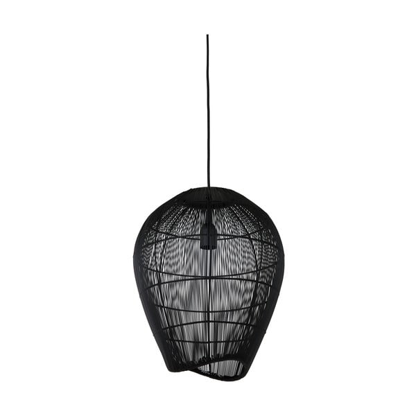 Черна лампа за таван ø 34 cm Yumi - Light & Living