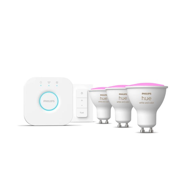 Smart стартов пакет 5 бр. GU10, 6 W White and color ambiance – Philips Hue-image-1