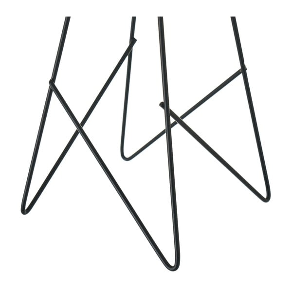 Настолна лампа в черно и кремаво с текстилен абажур (височина 38,5 cm) - Casa Selección-image-3