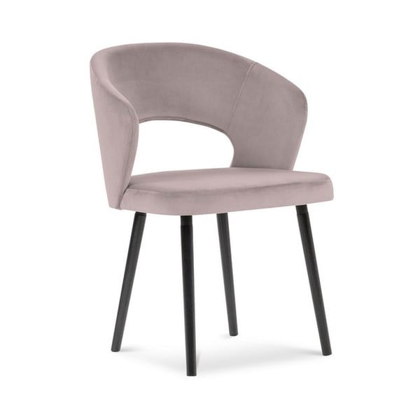 Розов трапезен стол с кадифена тапицерия Elpis - Windsor & Co Sofas