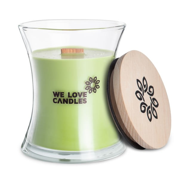 Свещ от соев восък "Зелен чай", време на горене 64 часа Jasmine Green tea - We Love Candles