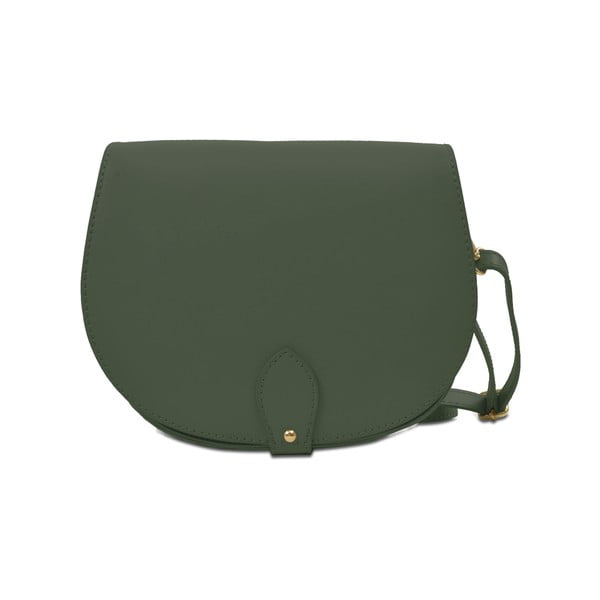 Зелена кожена чанта Coralie - Infinitif