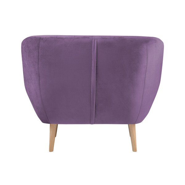 Fialové křeslo Mazzini Sofas Benito-image-4