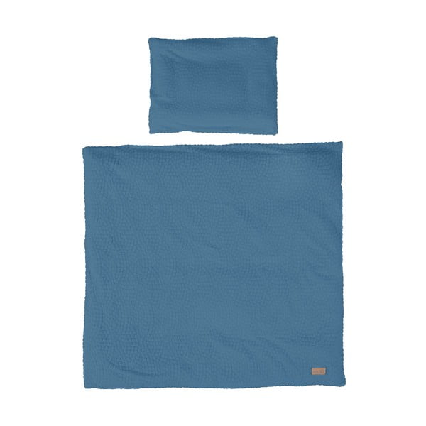 Синьо  детско спално бельо за детско креватче 80x80 cm Seashells – Roba