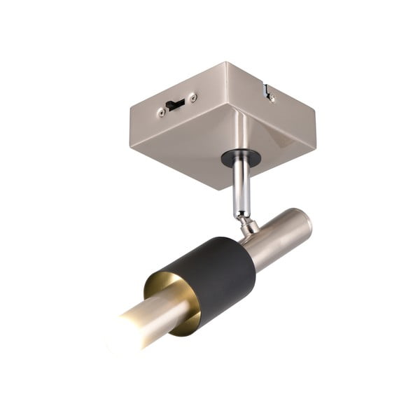 LED прожектор в черен и сребрист цвят 20,5x10 cm Ikaris – Trio Select-image-4