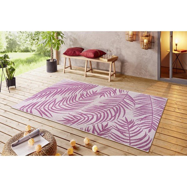 Розов и бежов килим на открито , 200 x 290 cm Palmera - NORTHRUGS-image-1