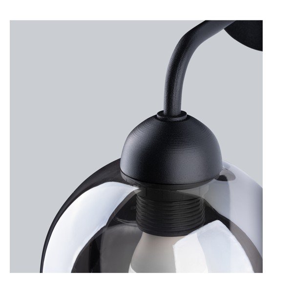 Черна стенна лампа ø 15 cm Grande – Sollux-image-4