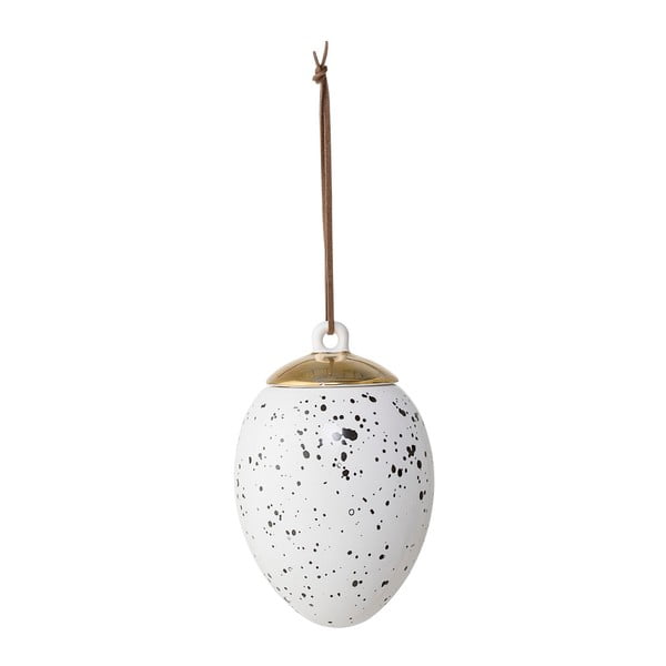 Бяла керамична украса за висящи великденски яйца - Bloomingville