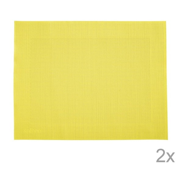 Sada 2 prostírání Saleen Yellow, 30x40 cm