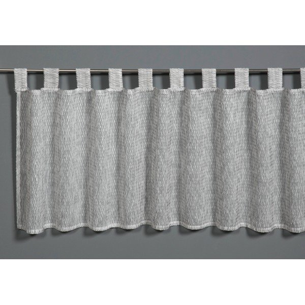 Сива завеса 45x140 cm Jacquard-Voile - Gardinia