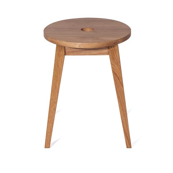 Табуретка от каучуково дърво Club - Bonami Essentials-image-1