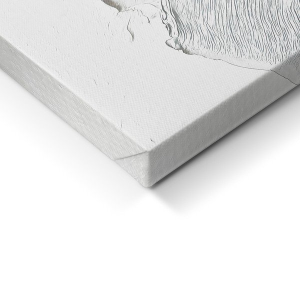 Картина с ръчно изрисувани елементи 70x100 cm Petal Glow – Styler-image-2