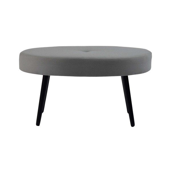 Šedá oválná dubová stolička Folke Hermod-image-1