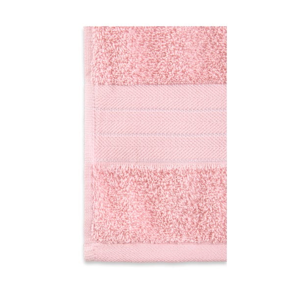 Розови памучни хавлиени кърпи в комплект от 2 бр. от тери 70x140 cm – Good Morning-image-2