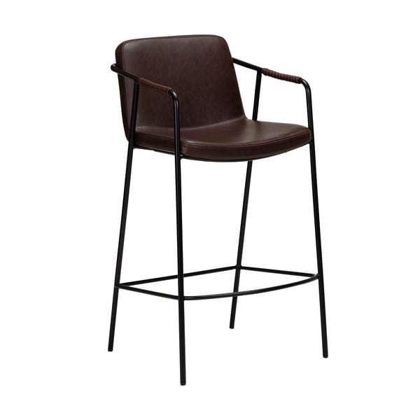 Тъмнокафяв бар стол от изкуствена кожа, височина 95 cm Boto - DAN-FORM Denmark