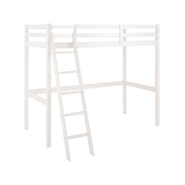 Бяло повдигнато легло от борова дървесина Alpi2 - Støraa-image-2