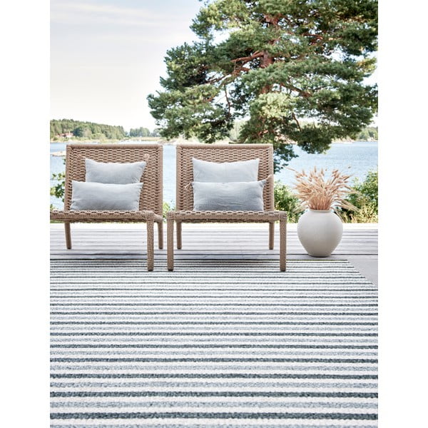 Зелен и кремав килим за открито и закрито 70x120 cm Teo Sage – Pappelina-image-3