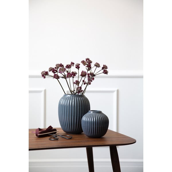 Ваза от антрацитен камък Hammershoi, ⌀ 16,5 cm Hammershøi - Kähler Design-image-1