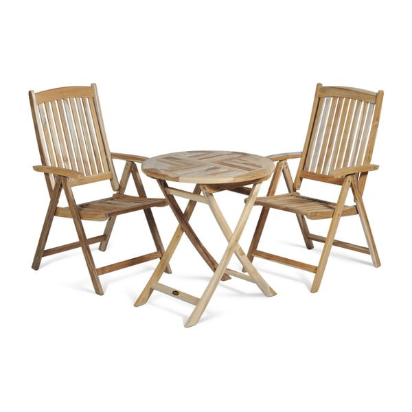 Градински столове от тиково дърво Java - Garden Pleasure-image-1