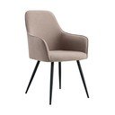 Сиви тапицирани трапезни столове в комплект с подлакътници 2 бр. Harbo – House Nordic