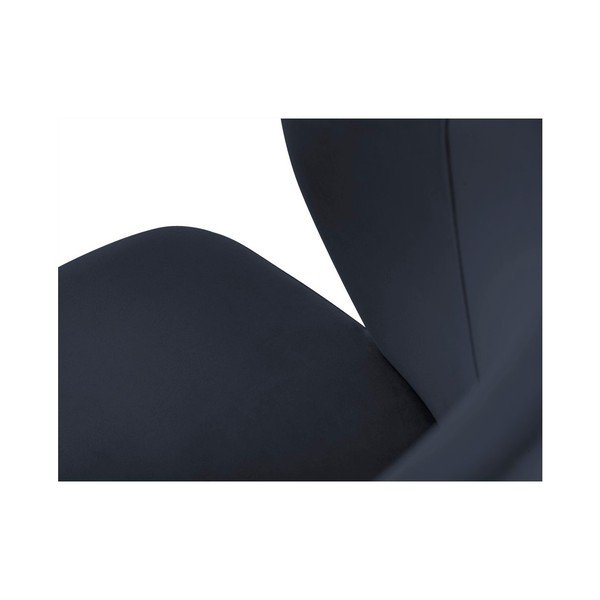 Тъмносин трапезен стол с кадифена тапицерия Elpis - Windsor & Co Sofas-image-4