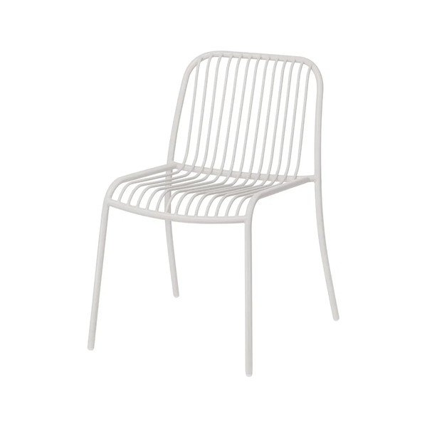 Светлосив градински стол метален Yua Wire – Blomus