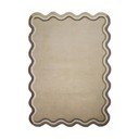 Ръчно изработен вълнен килим в естествен цвят 200x290 cm Leo Scallop – Flair Rugs
