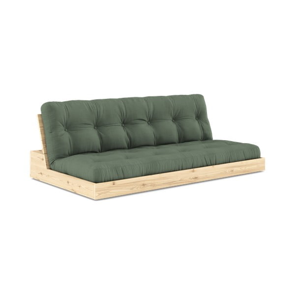 Зелен разтегателен диван 196 cm Base – Karup Design