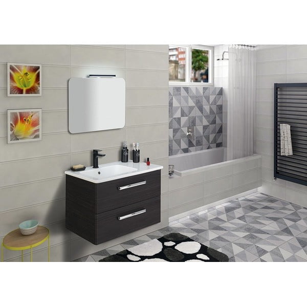 Матово-черна стояща батерия за мивка Spy – Sapho-image-3