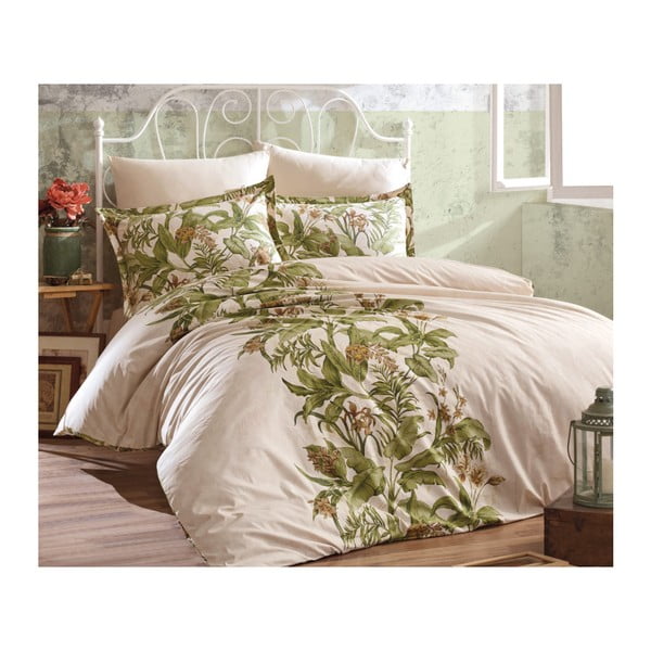 Комплект памучно спално бельо и чаршафи Terruno, 200 x 220 cm - Unknown
