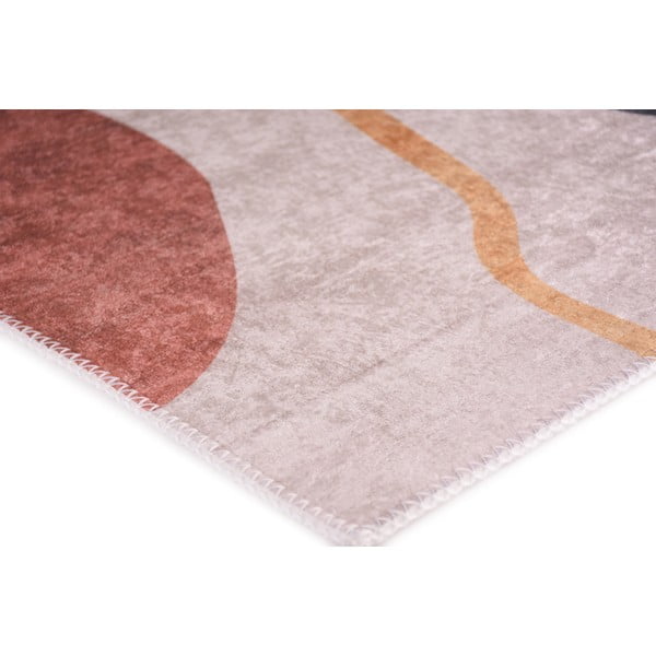 Миеща се пътека в синьо и кремаво 80x200 cm - Vitaus-image-2