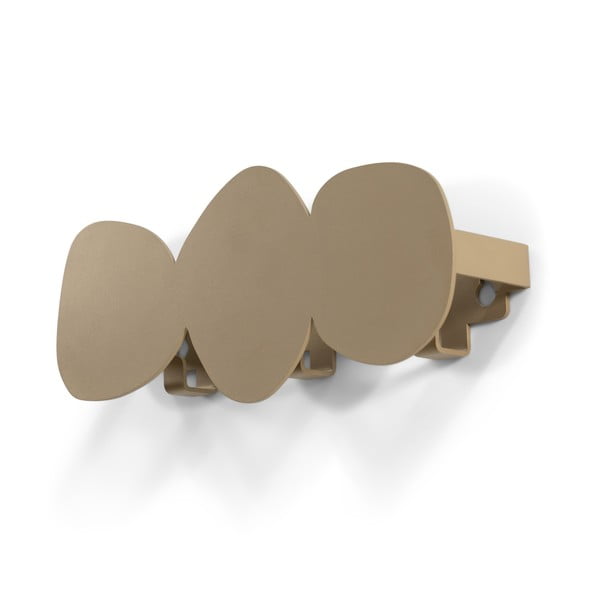 Бежова метална стенна закачалка 35 cm Tumulo – Spinder Design-image-2