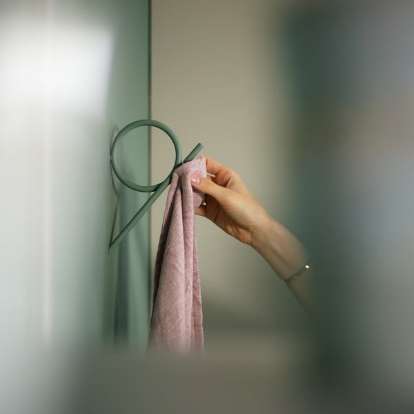 Сиво-зелена стенна метална кука Tuba L – Spinder Design-image-3