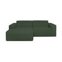 Тъмнозелен ъглов диван (ляв ъгъл) Roxy - Scandic