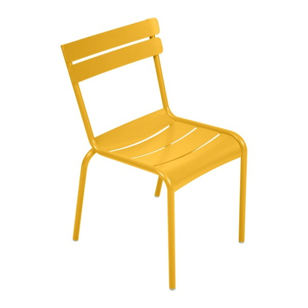 Žlutá zahradní židle Fermob Luxembourg