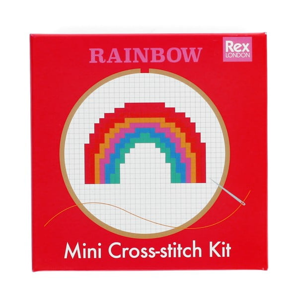 Творчески комплект Cross-stitch Kit Rainbow – Rex London